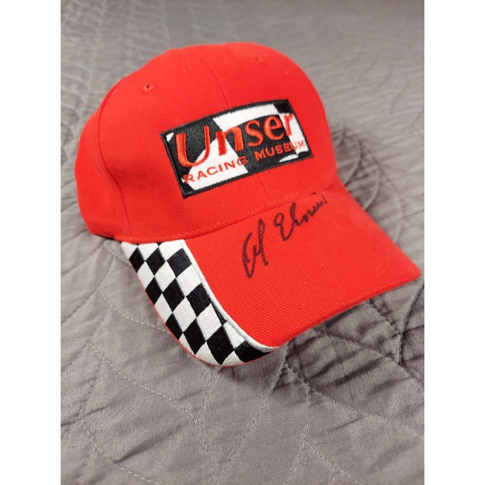Al Unser Signed Hat Autographed Racing Cap Indy 500 Indycar Cart Vintage NWOT